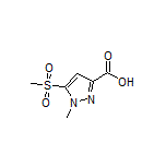 1-甲基-5-(甲砜基)-1H-吡唑-3-甲酸