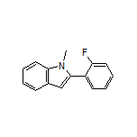 2-(2-氟苯基)-1-甲基吲哚