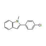 2-(4-氯苯基)-1-甲基吲哚