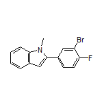 2-(3-溴-4-氟苯基)-1-甲基吲哚