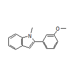 2-(3-甲氧基苯基)-1-甲基吲哚
