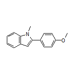 2-(4-甲氧基苯基)-1-甲基吲哚