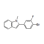 2-(4-溴-3-氟苯基)-1-甲基吲哚