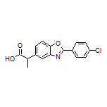 2-[2-(4-氯苯基)-5-苯并噁唑基]丙酸