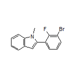 2-(3-溴-2-氟苯基)-1-甲基吲哚