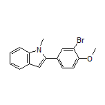 2-(3-溴-4-甲氧基苯基)-1-甲基吲哚