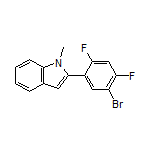 2-(5-溴-2,4-二氟苯基)-1-甲基吲哚
