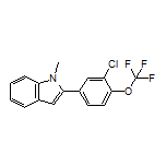 2-[3-氯-4-(三氟甲氧基)苯基]-1-甲基吲哚