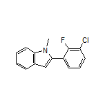 2-(3-氯-2-氟苯基)-1-甲基吲哚