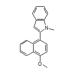 2-(4-甲氧基-1-萘基)-1-甲基吲哚