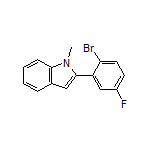 2-(2-溴-5-氟苯基)-1-甲基吲哚