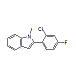 2-(2-氯-4-氟苯基)-1-甲基吲哚
