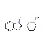 2-(3-溴-4-甲基苯基)-1-甲基吲哚