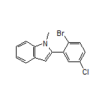 2-(2-溴-5-氯苯基)-1-甲基吲哚