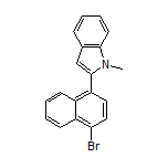 2-(4-溴-1-萘基)-1-甲基吲哚