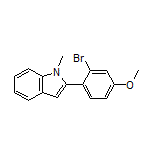 2-(2-溴-4-甲氧基苯基)-1-甲基吲哚