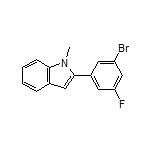 2-(3-溴-5-氟苯基)-1-甲基吲哚
