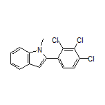 1-甲基-2-(2,3,4-三氯苯基)吲哚