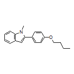 2-(4-丁氧基苯基)-1-甲基吲哚