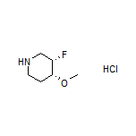(3S,4R)-3-氟-4-甲氧基哌啶盐酸盐