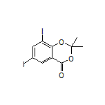 6,8-二碘-2,2-二甲基-4H-苯并[d][1,3]二噁英-4-酮