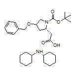 二环己胺与2-[(2S)-4-(苄氧基)-1-Boc-2-吡咯烷基]乙酸的混合物(1:1)