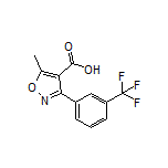 5-甲基-3-[3-(三氟甲基)苯基]异噁唑-4-甲酸