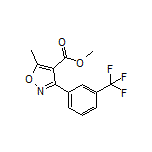 5-甲基-3-[3-(三氟甲基)苯基]异噁唑-4-甲酸甲酯