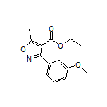 3-(3-甲氧基苯基)-5-甲基异噁唑-4-甲酸乙酯