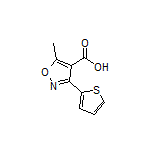 5-甲基-3-(2-噻吩基)异噁唑-4-甲酸