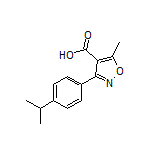 3-(4-异丙基苯基)-5-甲基异噁唑-4-甲酸