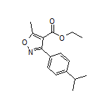 3-(4-异丙基苯基)-5-甲基异噁唑-4-甲酸乙酯