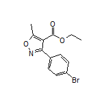 3-(4-溴苯基)-5-甲基异噁唑-4-甲酸乙酯