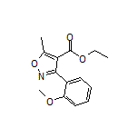 3-(2-甲氧基苯基)-5-甲基异噁唑-4-甲酸乙酯