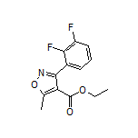 3-(2,3-二氟苯基)-5-甲基异噁唑-4-甲酸乙酯