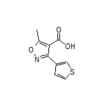 5-甲基-3-(3-噻吩基)异噁唑-4-甲酸
