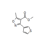 5-甲基-3-(3-噻吩基)异噁唑-4-甲酸甲酯