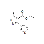 5-甲基-3-(3-噻吩基)异噁唑-4-甲酸乙酯