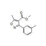 5-甲基-3-(间甲苯基)异噁唑-4-甲酸甲酯