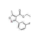 3-(3-氟苯基)-5-甲基异噁唑-4-甲酸乙酯
