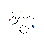 3-(3-溴苯基)-5-甲基异噁唑-4-甲酸乙酯
