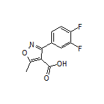 3-(3,4-二氟苯基)-5-甲基异噁唑-4-甲酸