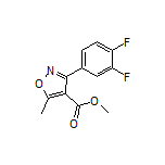 3-(3,4-二氟苯基)-5-甲基异噁唑-4-甲酸甲酯
