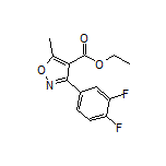 3-(3,4-二氟苯基)-5-甲基异噁唑-4-甲酸乙酯