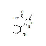 3-(2-溴苯基)-5-甲基异噁唑-4-甲酸