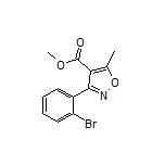 3-(2-溴苯基)-5-甲基异噁唑-4-甲酸甲酯