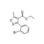 3-(2-溴苯基)-5-甲基异噁唑-4-甲酸乙酯