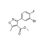 3-(3-溴-4-氟苯基)-5-甲基异噁唑-4-甲酸甲酯