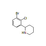 2-(3-溴-2-氯苯基)哌啶