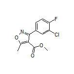 3-(3-氯-4-氟苯基)-5-甲基异噁唑-4-甲酸甲酯